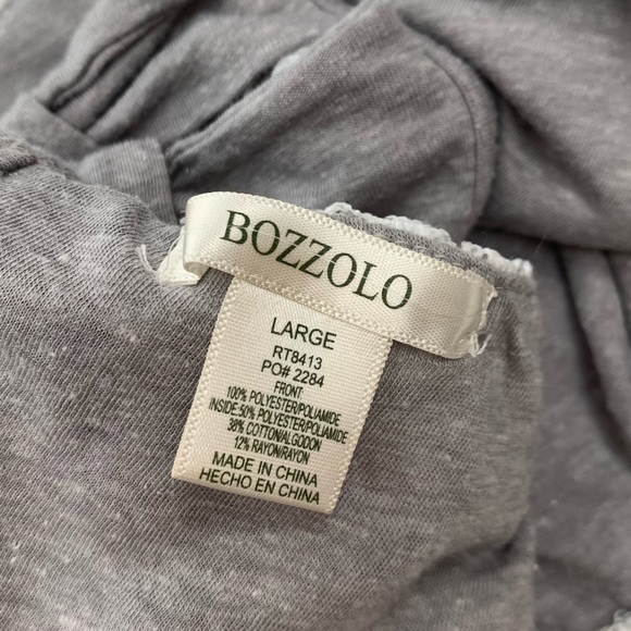 NWOT Gray Back Cutout Floral Lace Bra Crop Top - Picture 13 of 14